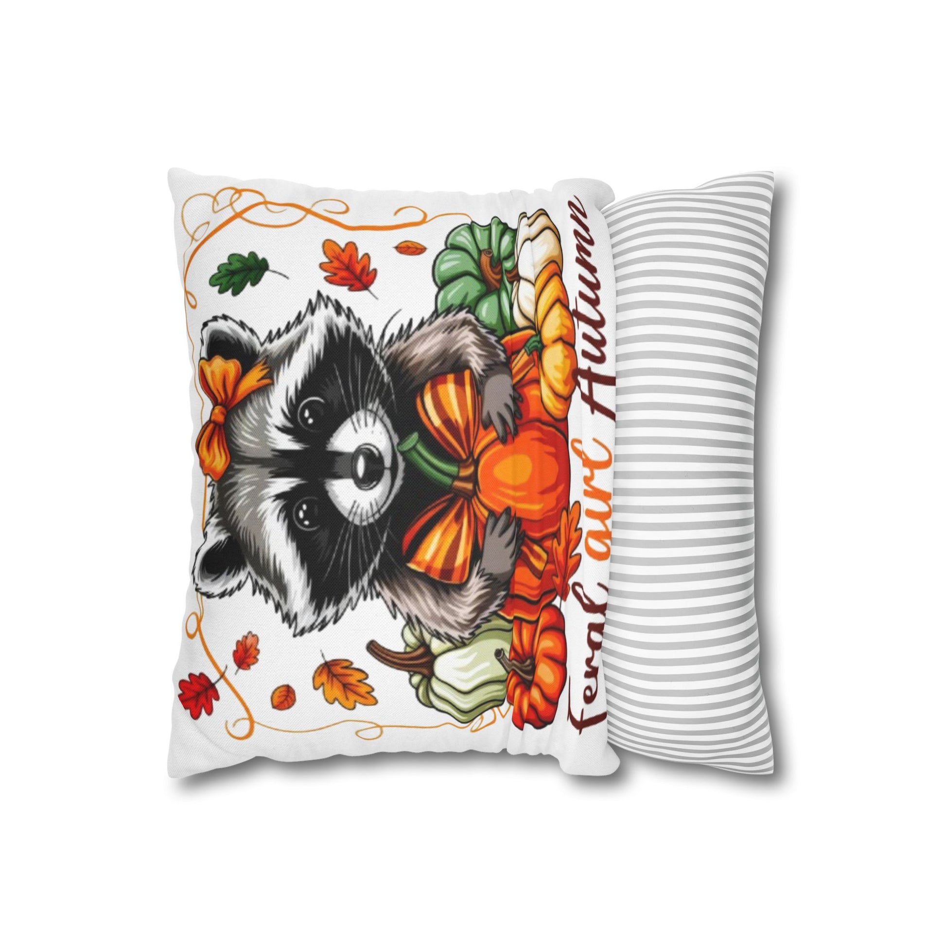 Autumn Raccoon Pillowcase for Cozy Home Decor and Fall Gifts for Animal Lovers - VYBE Shop