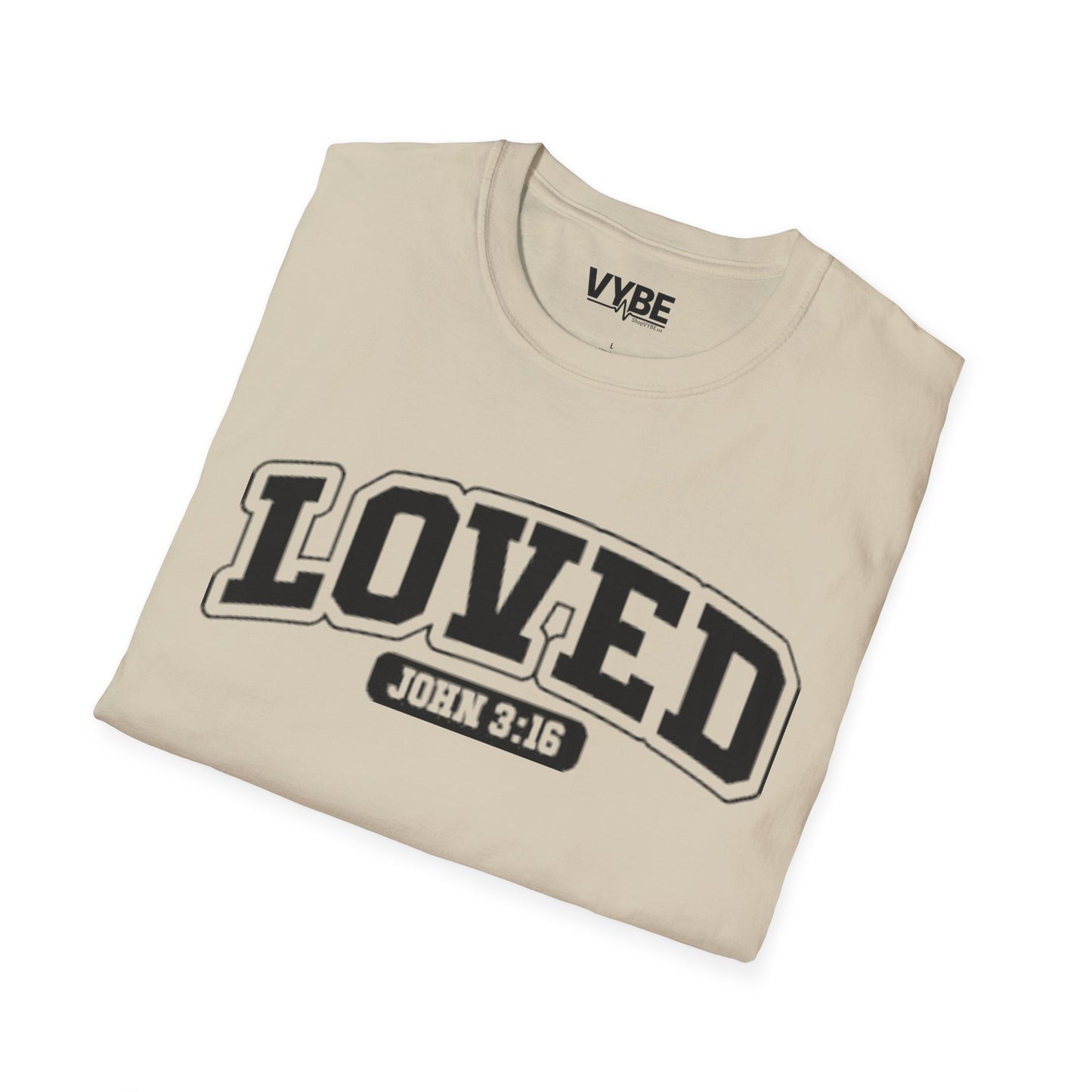 Loved John 3:16 Unisex Softstyle T-Shirt - VYBE