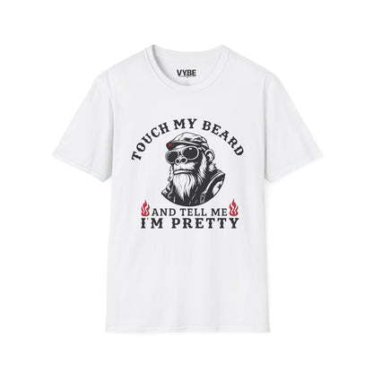 Funny- Beard Graphic T-Shirt, Unisex Tee for Bearded Men, Gifts for Him, Casual Wear, Birthday Celebrations, Humor Apparel - VYBE Shop