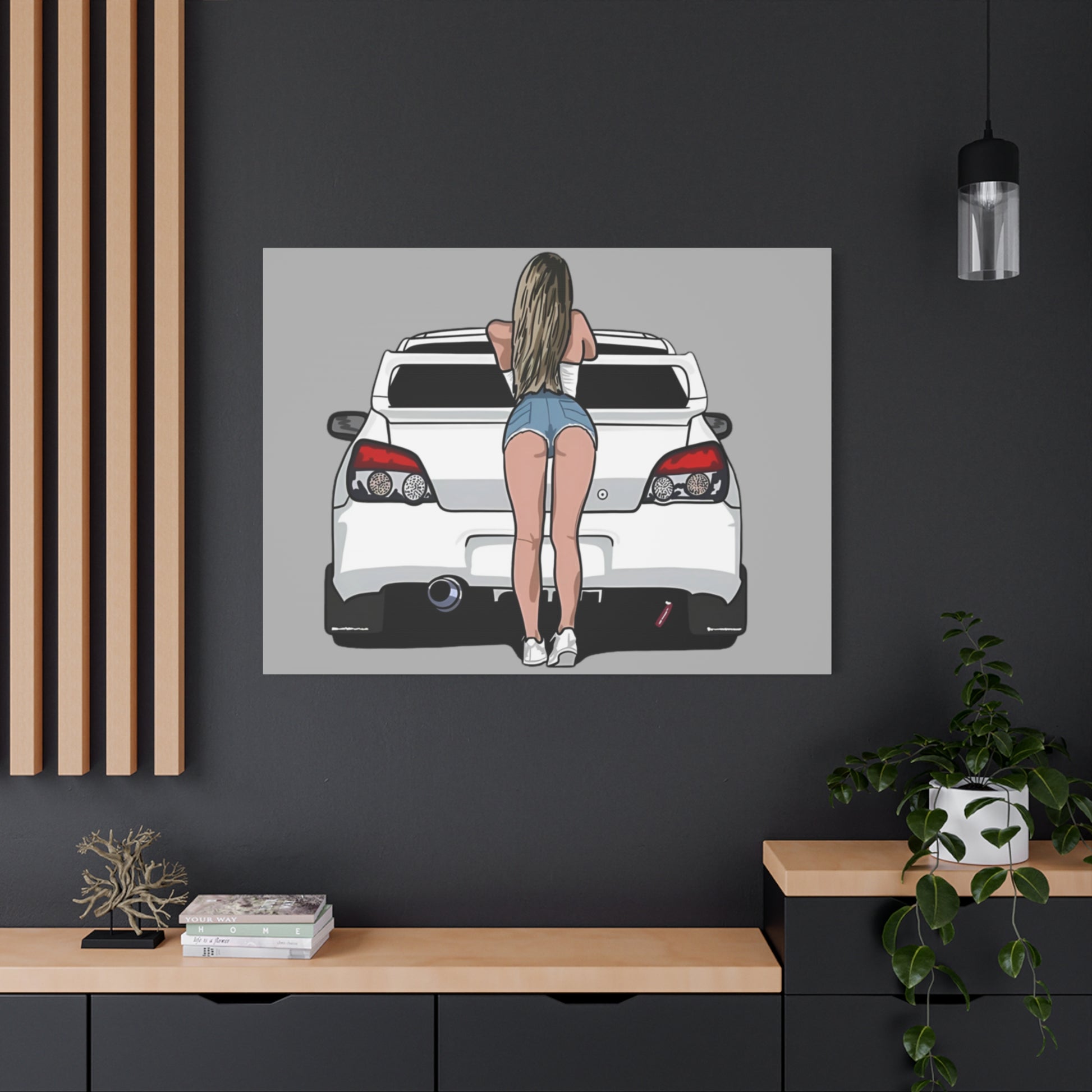 Car Lover's Art Canvas, Automotive Decor, Garage Wall Art, Gift for Car Enthusiasts, Unique Home Decor, Custom Prints - VYBE Shop
