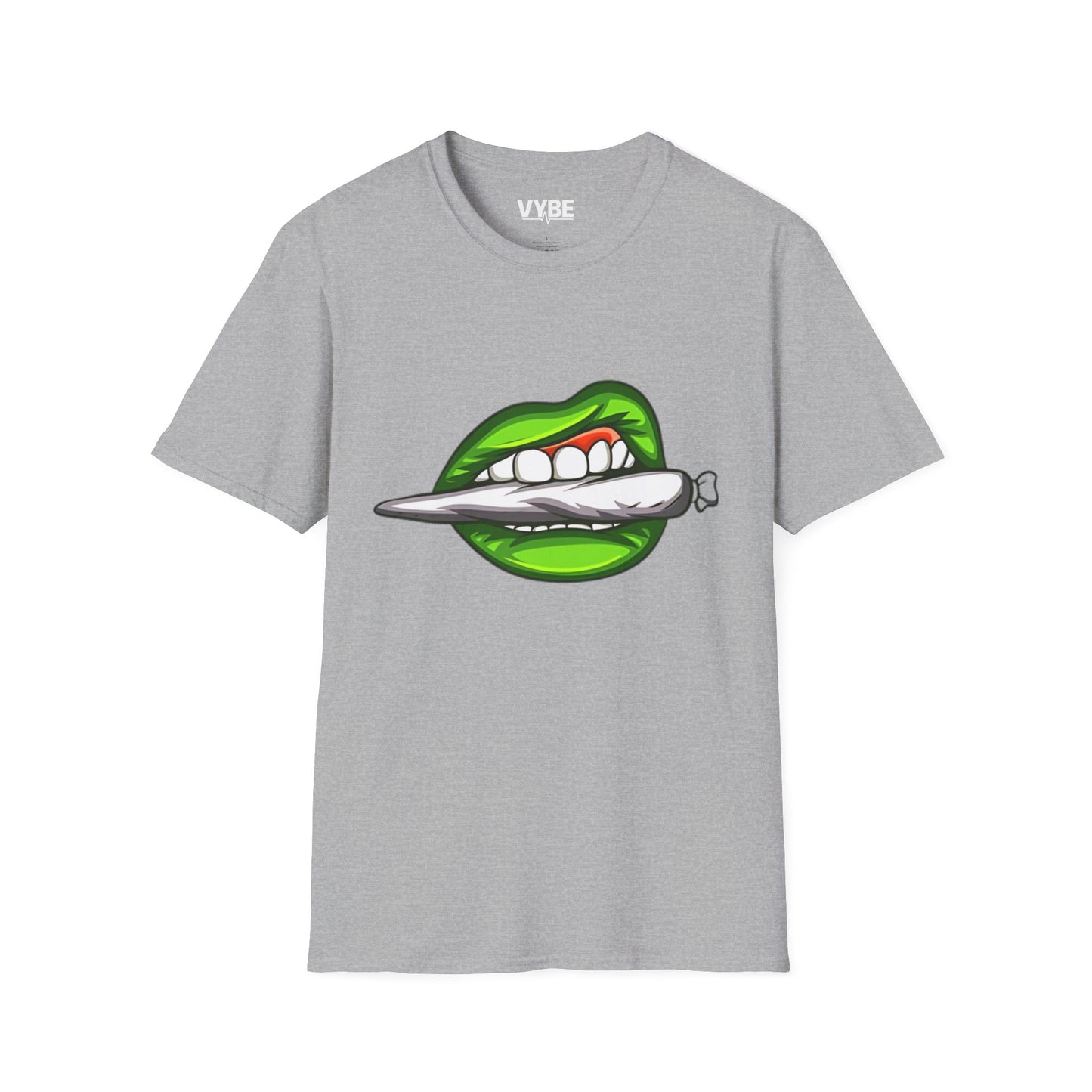 420- Cannabis Lip Graphic T-Shirt - VYBE Shop