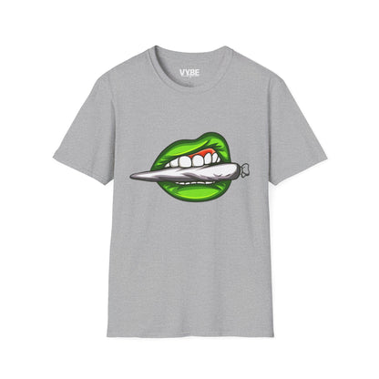 420- Cannabis Lip Graphic T-Shirt - VYBE Shop