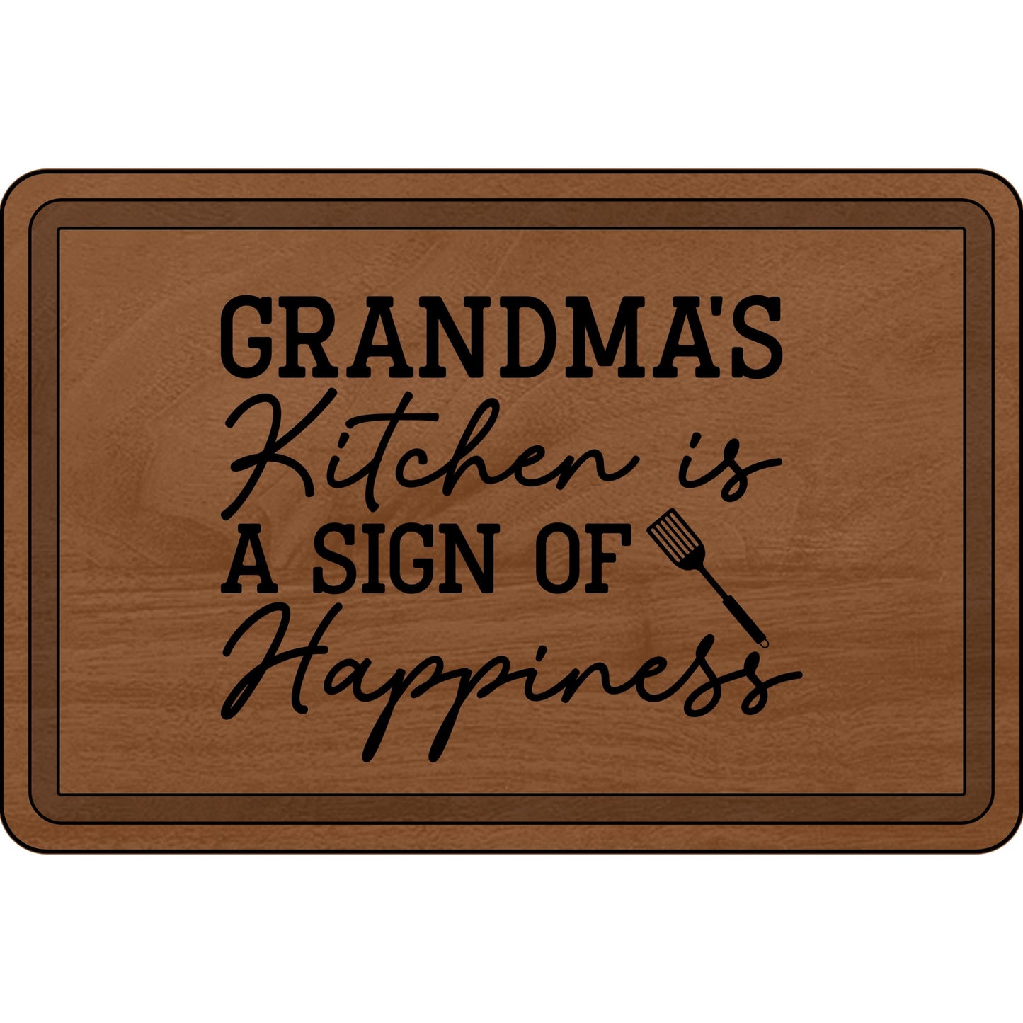 Grandma's Kitchen Cutting Board - Engraved Chef Gift & Unique Kitchen Decor - VYBE Shop