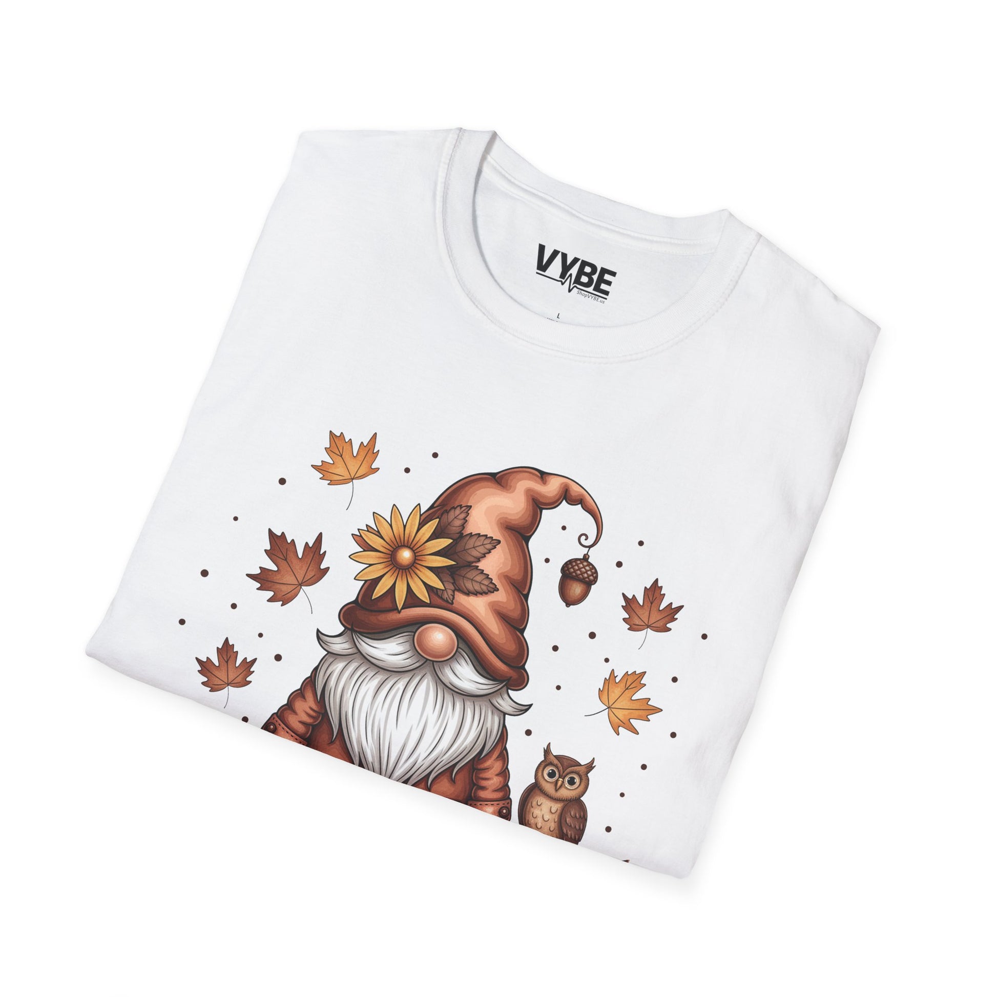 Autumn Gnome T-Shirt, Cozy Fall Tee - VYBE