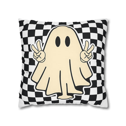 Playful Ghost Pillowcase for Halloween Decor, Cozy Home Accent, Perfect Gift for Ghost Lovers - VYBE Shop