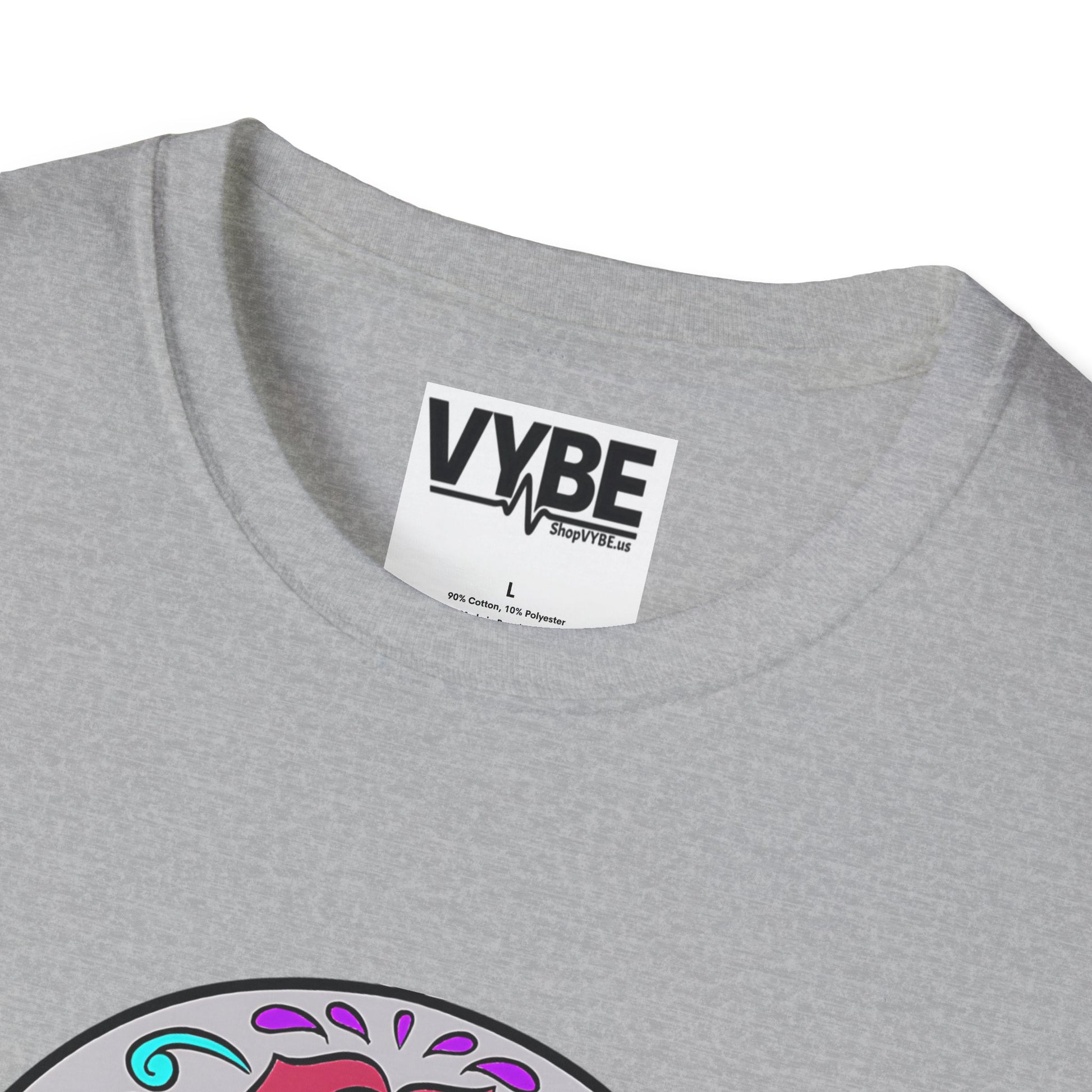 Colorful Skull Tee - Vibrant Graphic T-Shirt for Bold Style - VYBE Shop