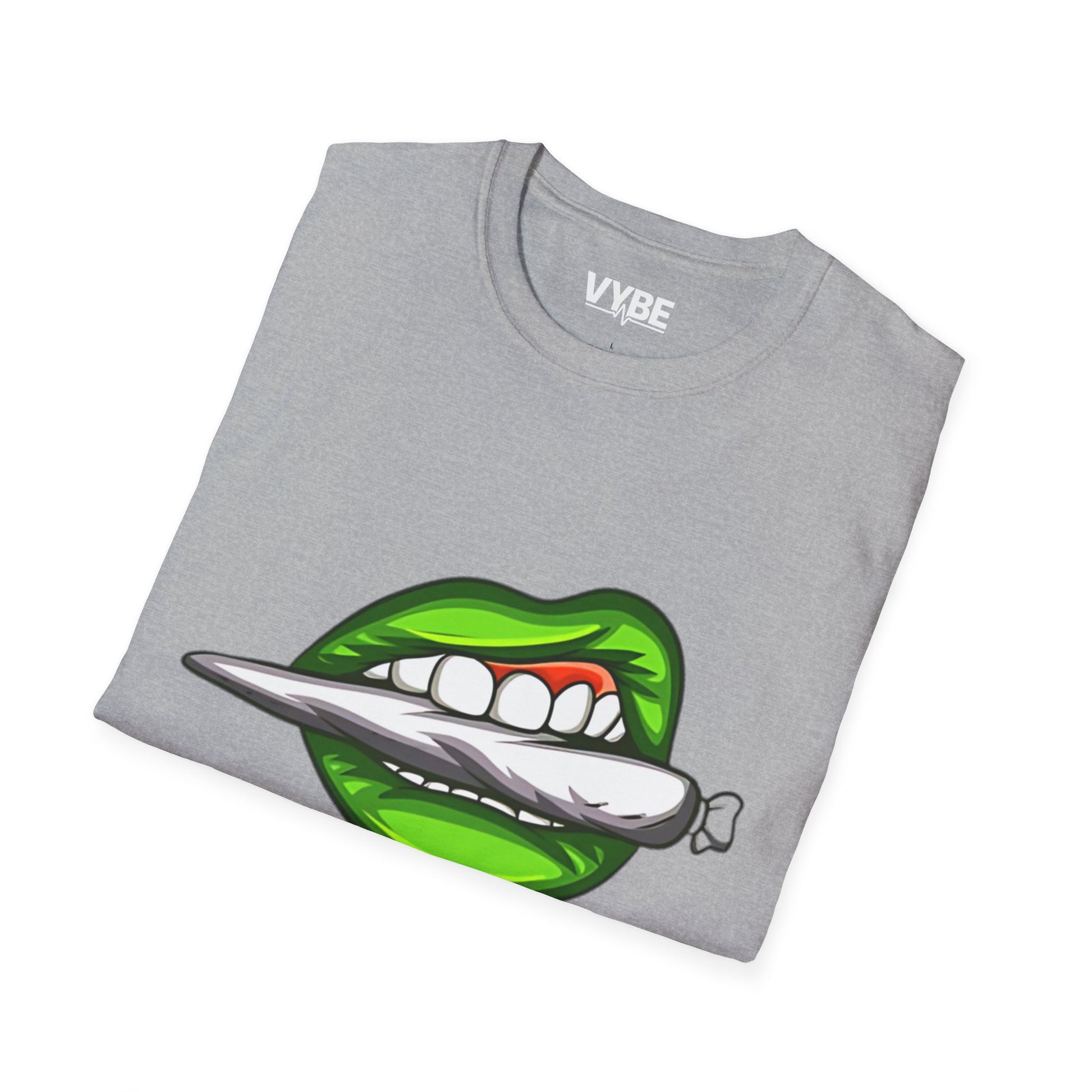 420- Cannabis Lip Graphic T-Shirt - VYBE Shop