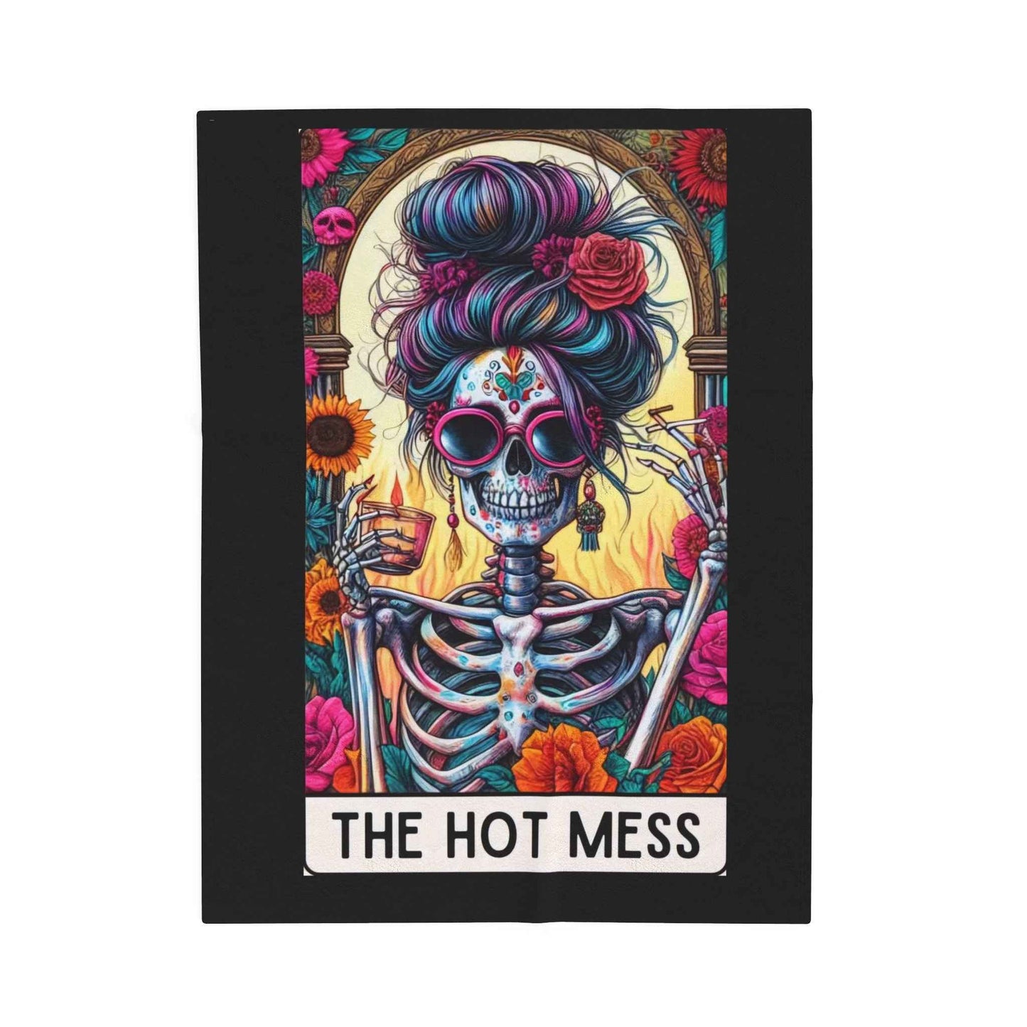 Tarot Hot Mess Plush Blanket