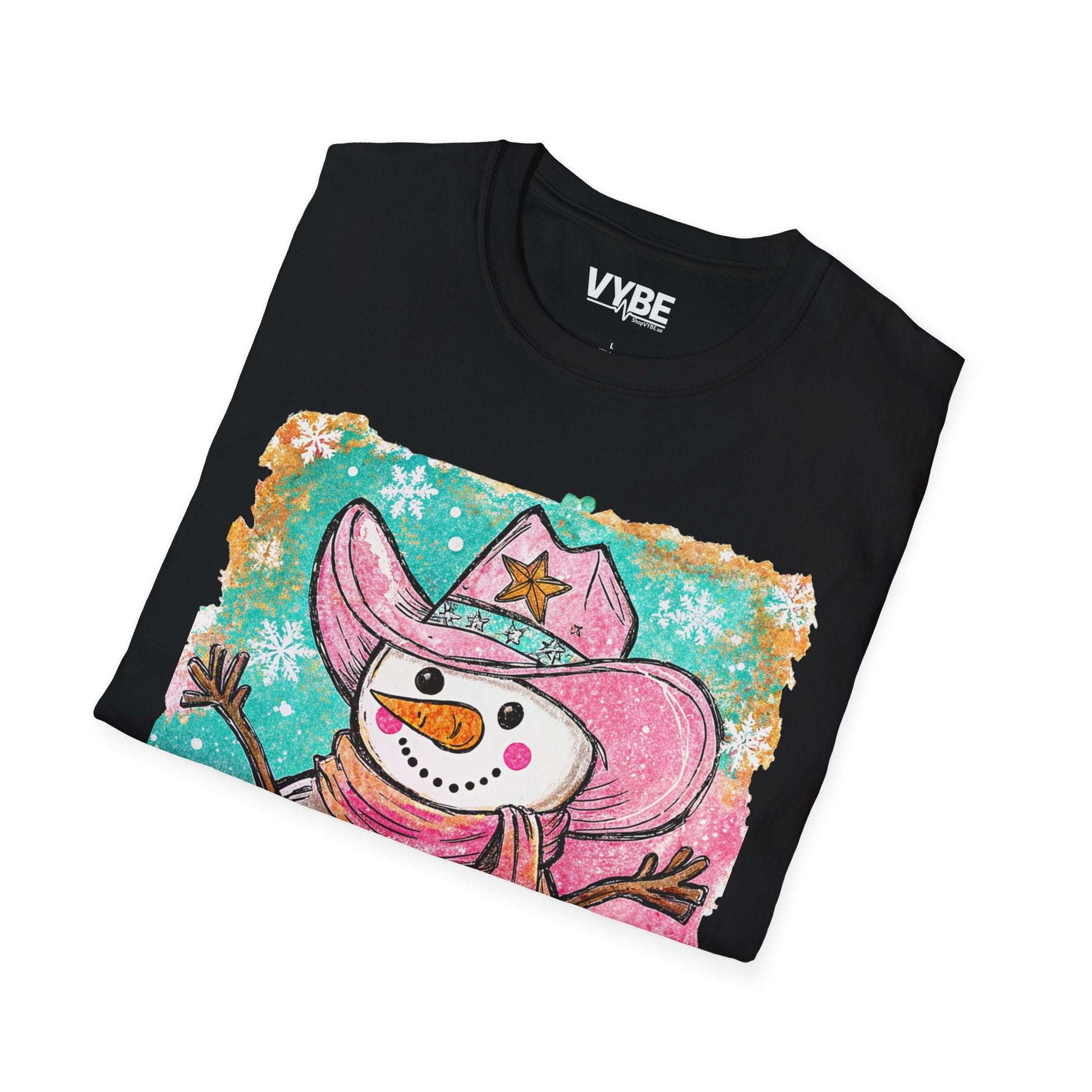 Cute Christmas Snowman T-Shirt - VYBE
