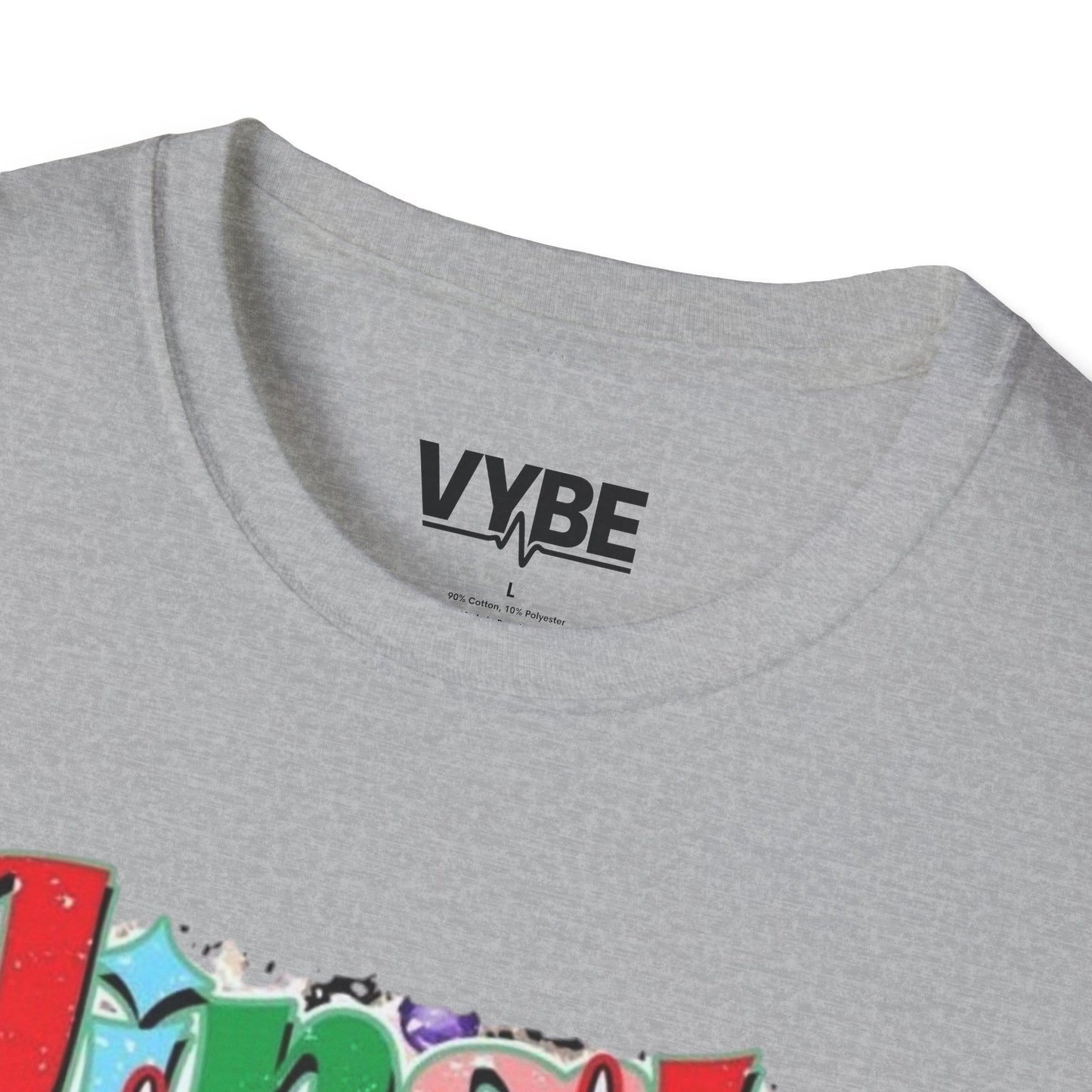 Christmas- Festive Rockin' Unisex T-Shirt Cute Edgy Skeleton Christmas Gift - VYBE Shop