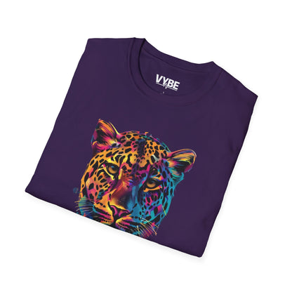 Neon- Leopard Graphic T-Shirt - VYBE Shop
