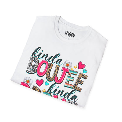 Kinda Boujee Kinda Broke T-Shirt - VYBE Shop