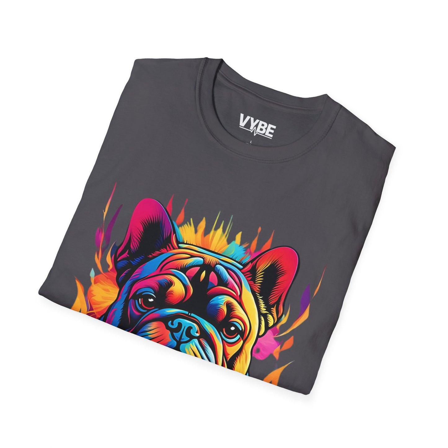 Vibrant French Bulldog T-Shirt - VYBE Shop