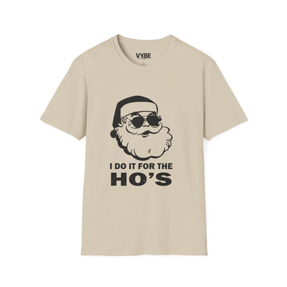 Christmas- Funny Holiday T-Shirt, Unisex Christmas Tee, Santa Humor Shirt, Novelty Graphic Tee - VYBE Shop