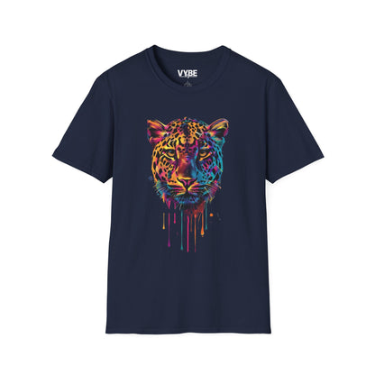 Neon- Leopard Graphic T-Shirt - VYBE Shop