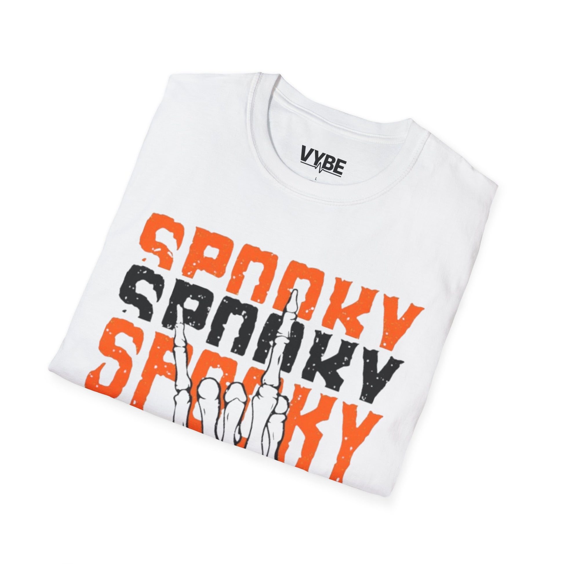 Halloween- Spooky Vibes Unisex T-Shirt, Trendy Design, Best Seller - VYBE Shop