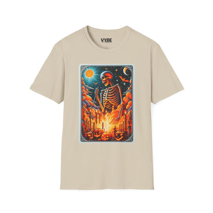 Halloween the Skeleton Tarot Tee for Spooky Style - VYBE Shop