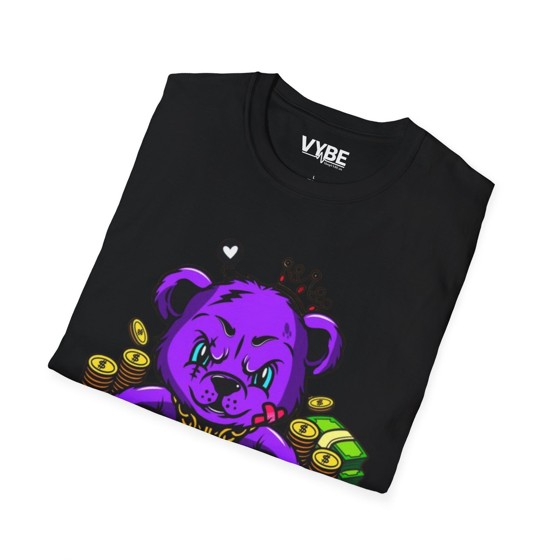 Purple Money Bear T-Shirt - VYBE