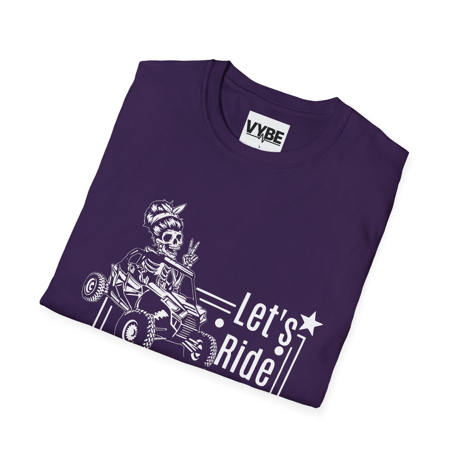 Funny- Let's Ride Fun Unisex T-Shirt, Biker Tee, Casual Outfit, Gift for Riders - VYBE Shop