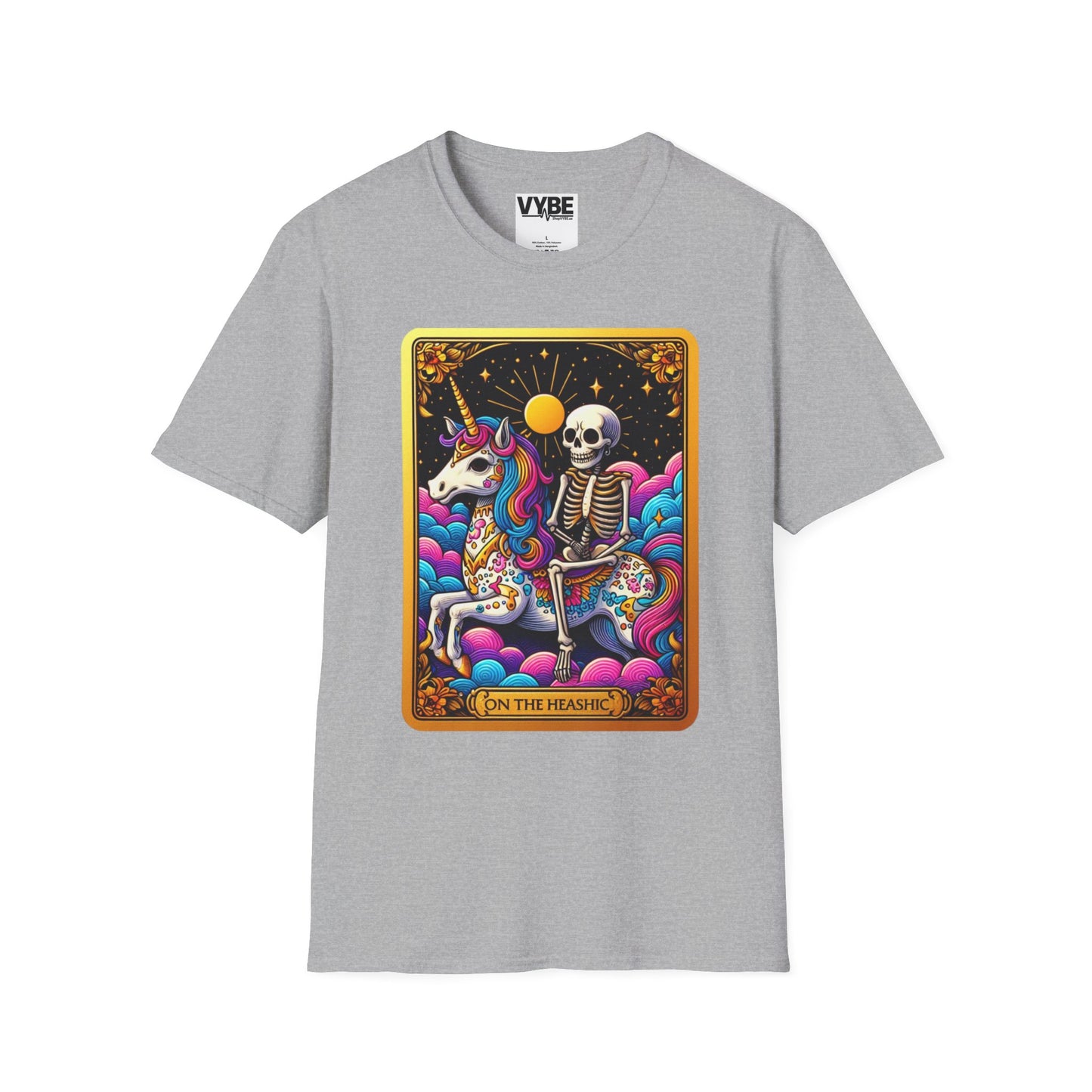 Whimsical Skeleton Tarot Shirt for Unique Style Lovers - VYBE Shop