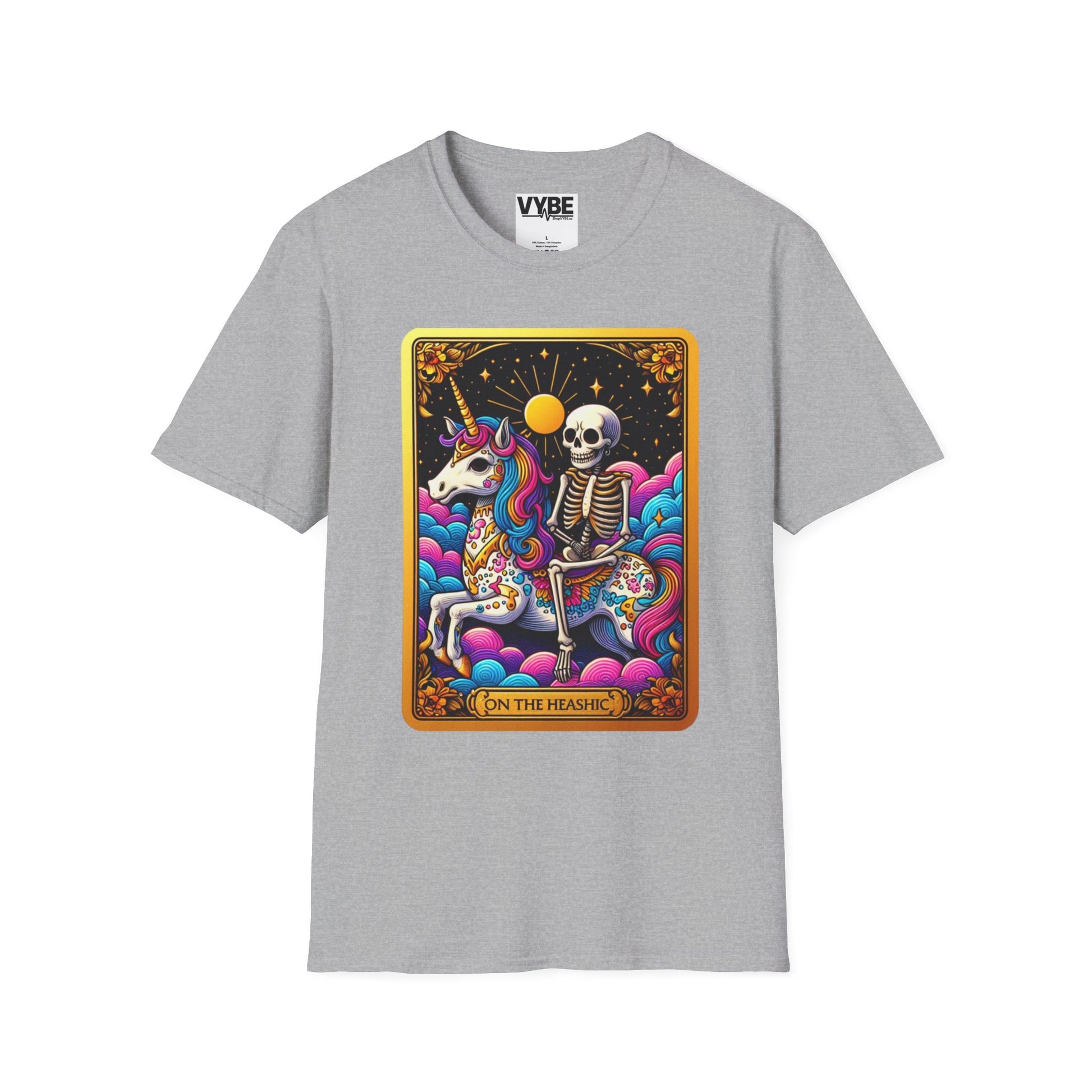 Whimsical Skeleton Tarot Shirt for Unique Style Lovers - VYBE Shop