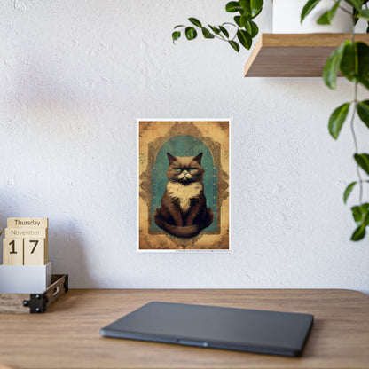 Cute Cat Art Print- Gift for Cat Lovers - VYBE Shop