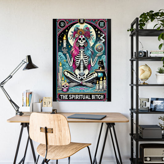 Spiritual Bitch Poster | Tarot Wall Art for a Bold Statement - VYBE Shop