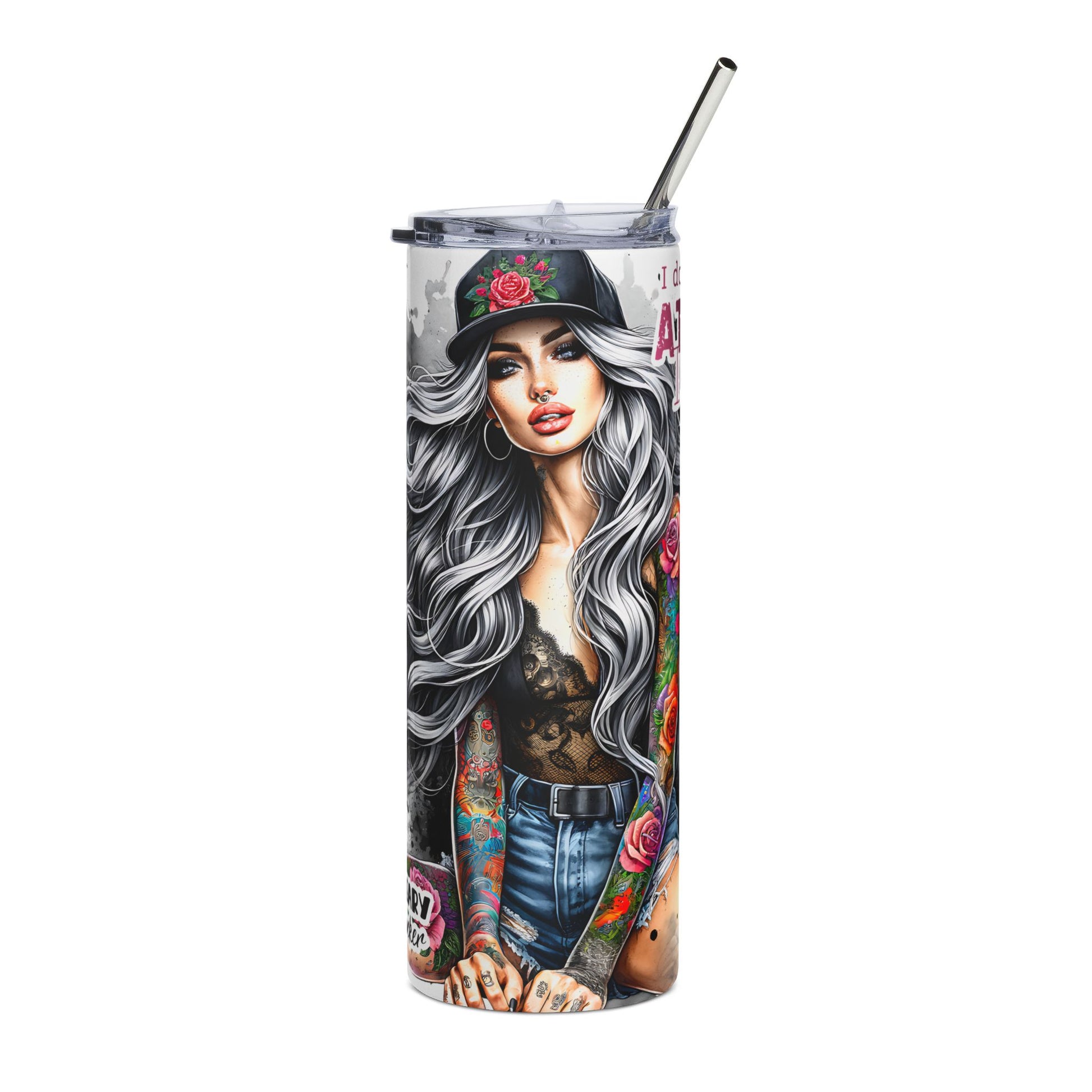Attitude Stainless Steel Tumbler- 20 0Z - VYBE