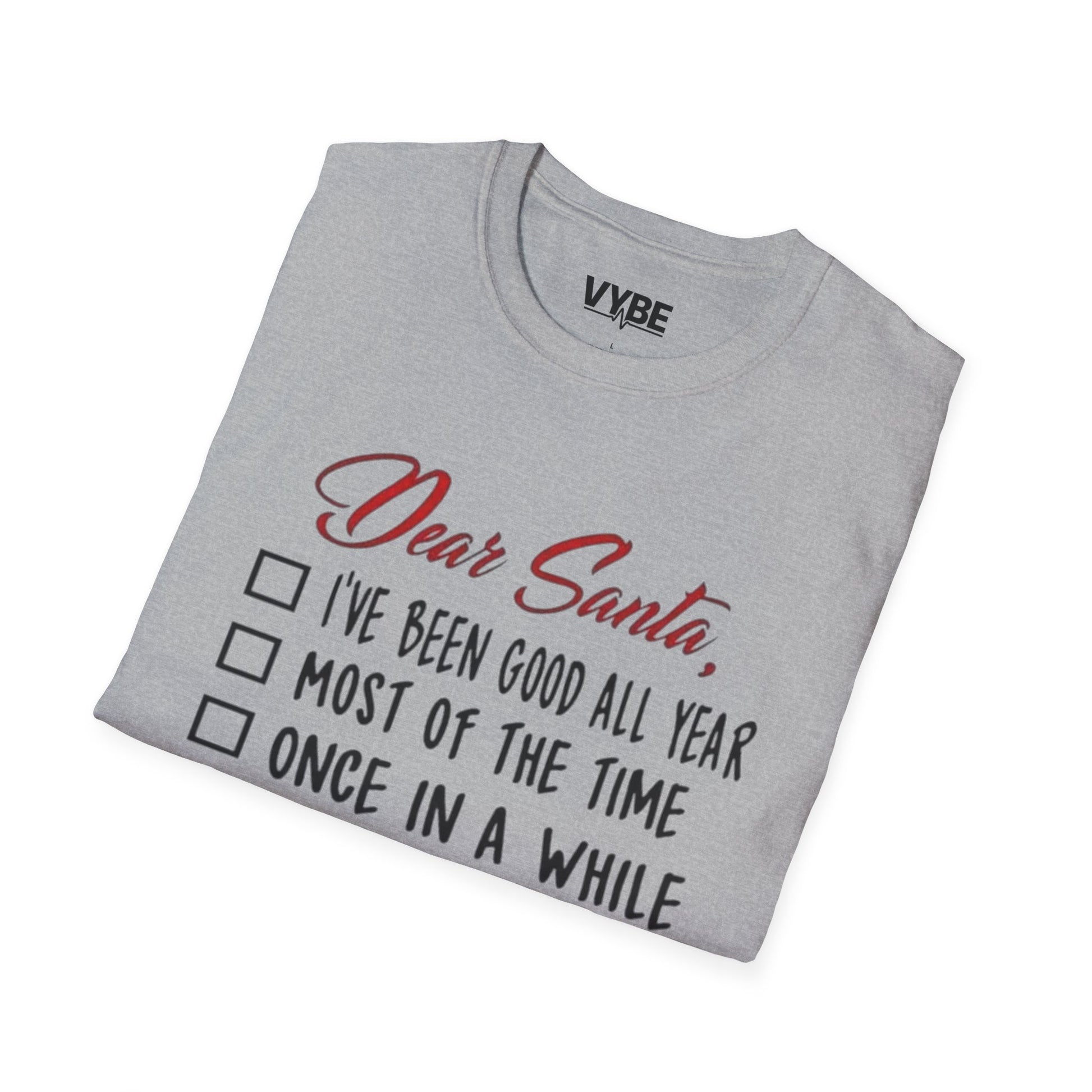 Christmas- Dear Santa Humor Tee - VYBE Shop