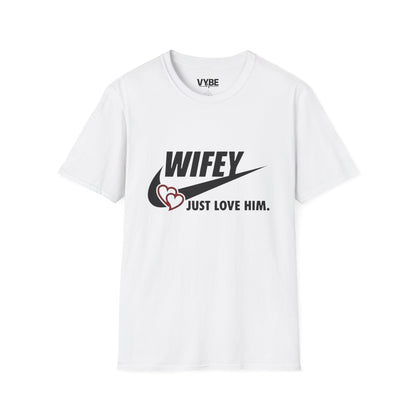 Cute Wifey Love Graphic T-Shirt, Cute Couples Tees, Cute Gift - VYBE Shop