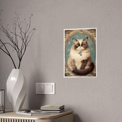 Chic Cat Poster Art | Cat Lover Gift - VYBE Shop