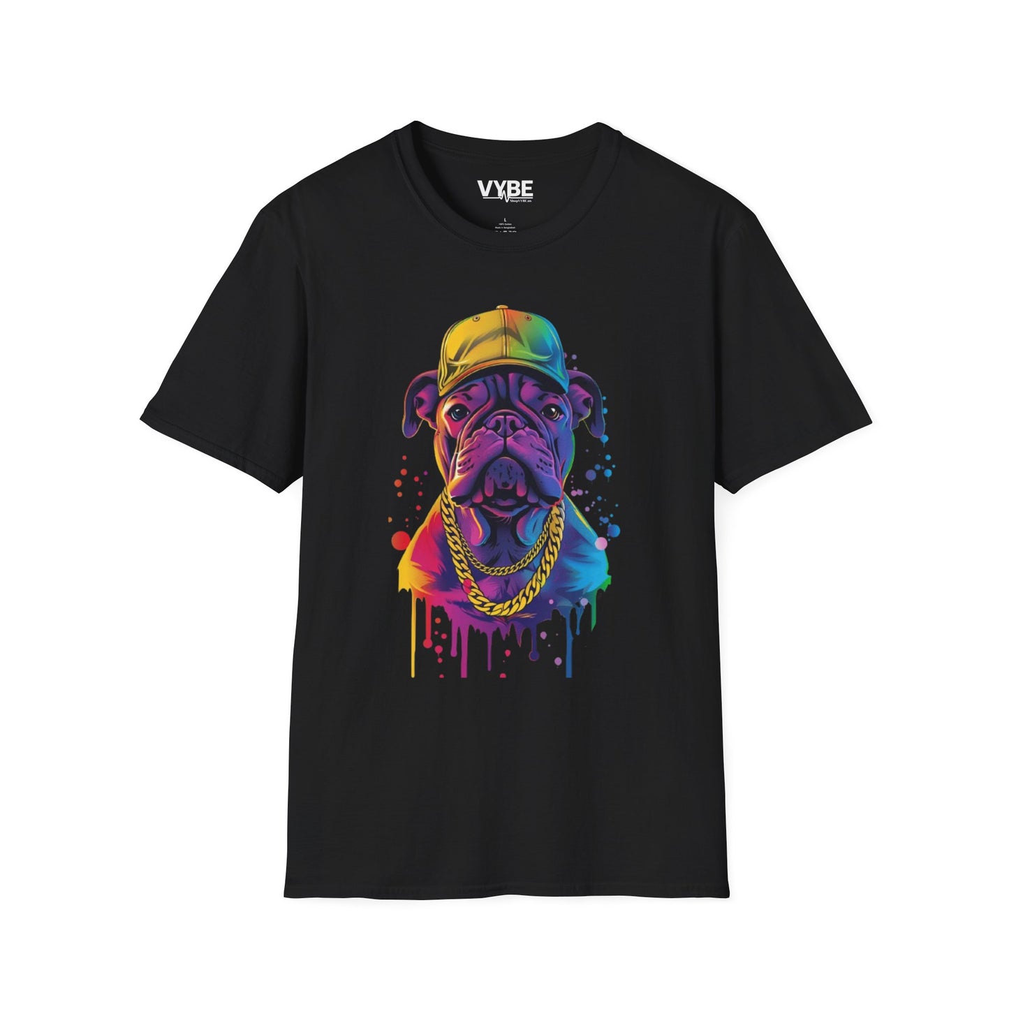 Colorful Bulldog T-Shirt - VYBE