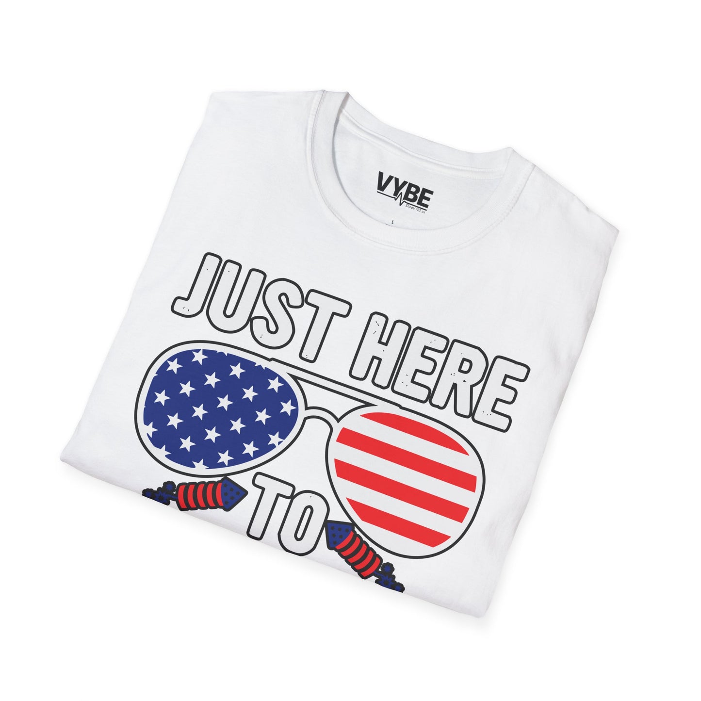 Just Here to Bang T-Shirt - VYBE