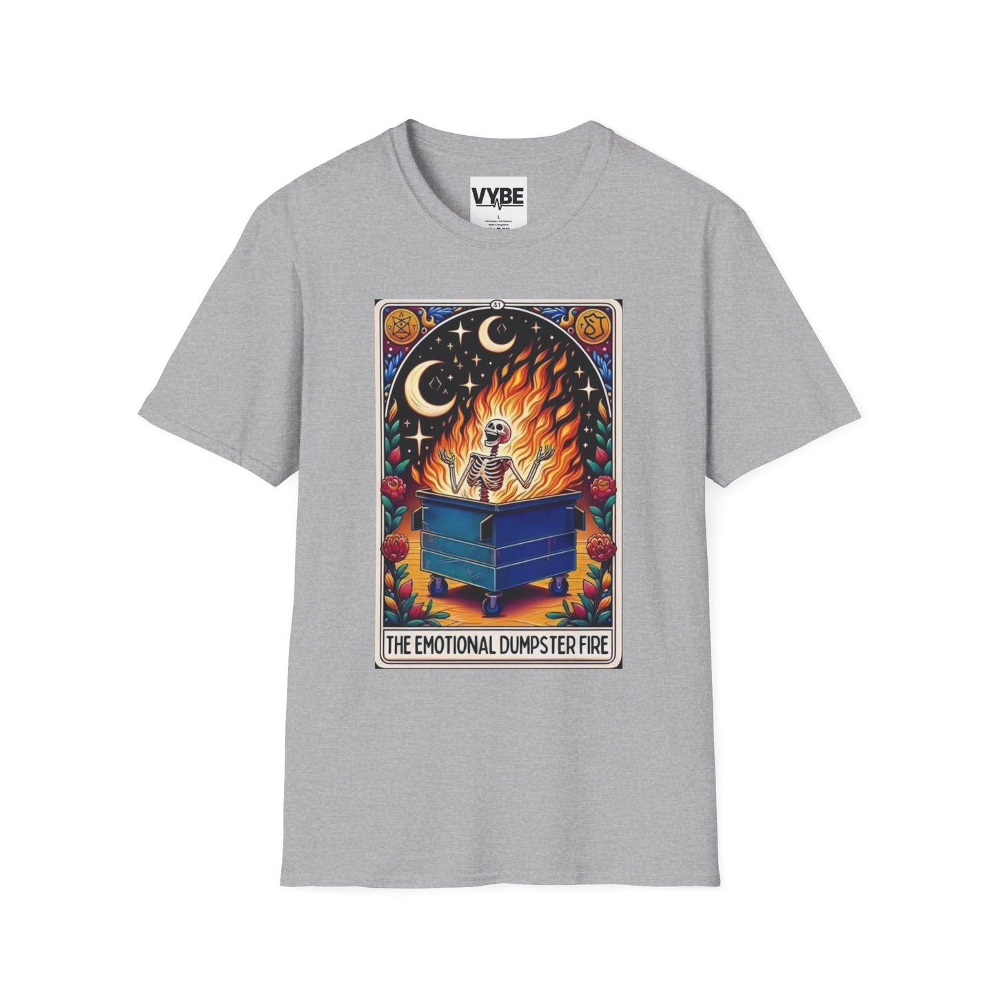 Tarot- Emotional Dumpster Fire- Tarot T-Shirt - VYBE Shop