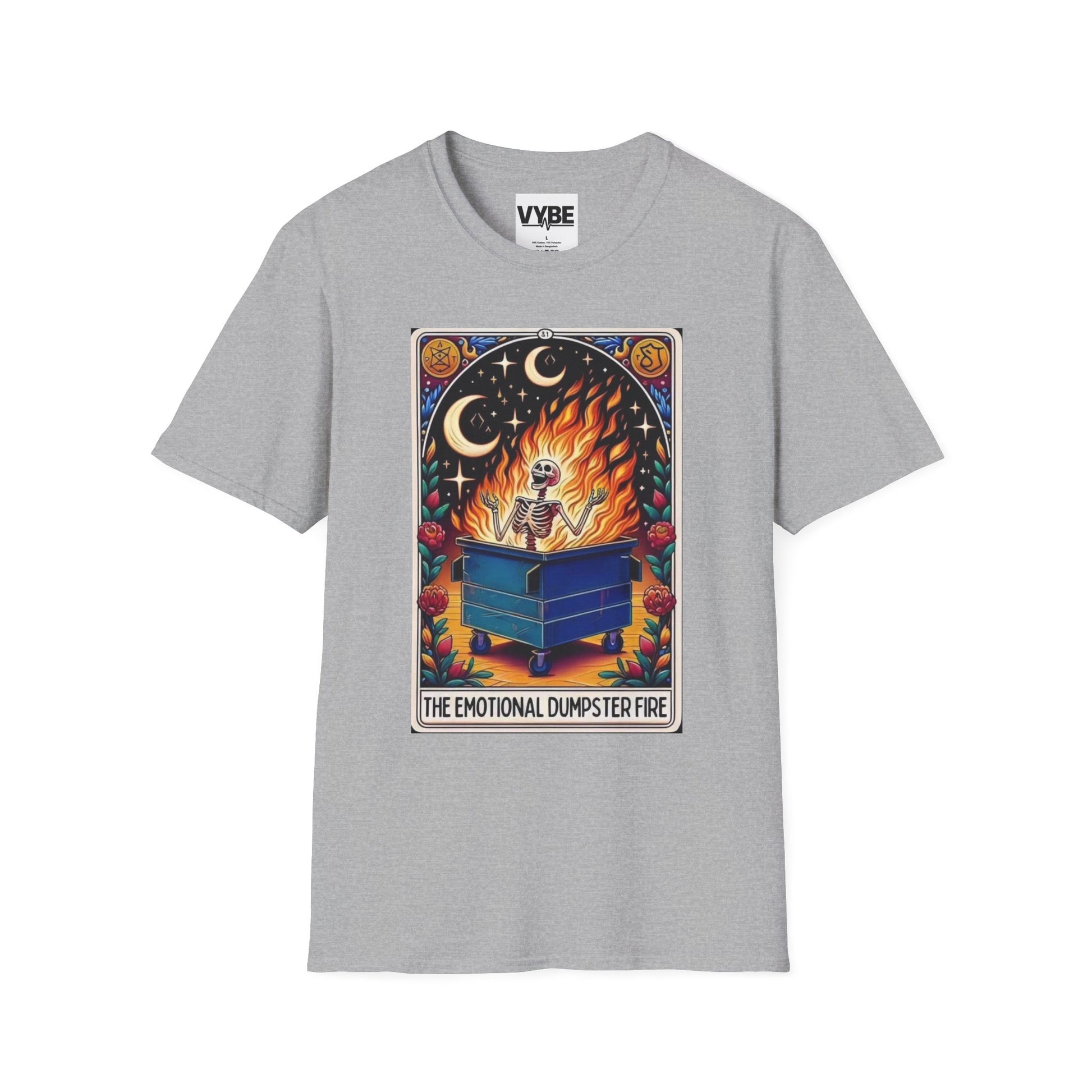 Tarot- Emotional Dumpster Fire- Tarot T-Shirt - VYBE Shop