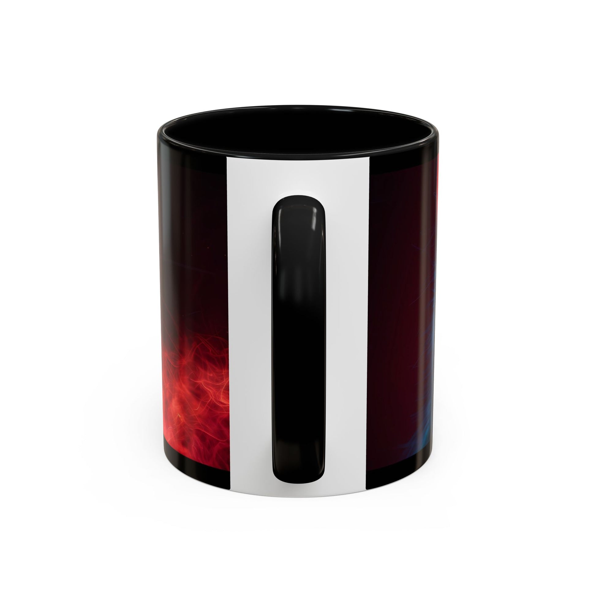 Cosmic Cat Coffee Mug - Vibrant Colorful Design, Cat Lover Gift, Unique Accented Mug, Pet Owner Gift, Cosmic Art Drinkware - VYBE