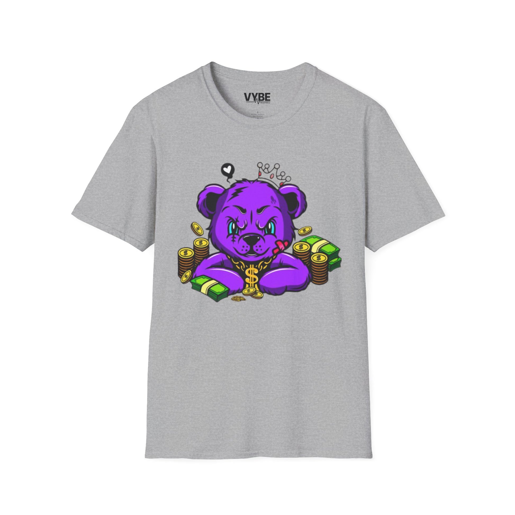 Purple Money Bear T-Shirt - VYBE