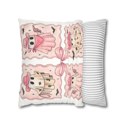 Cowboy Ghost Pillowcase - Cozy Halloween Decor and Cute Home Accent for Ghost Lovers - VYBE Shop