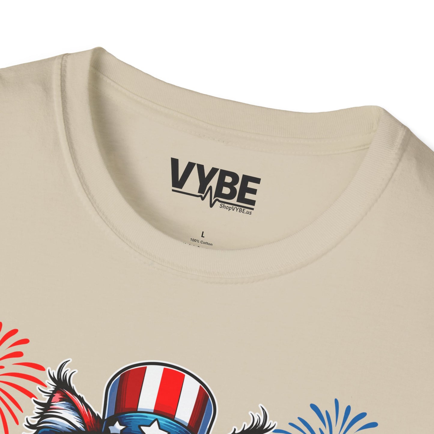 Patriotic 'Merica Cat T-Shirt - VYBE
