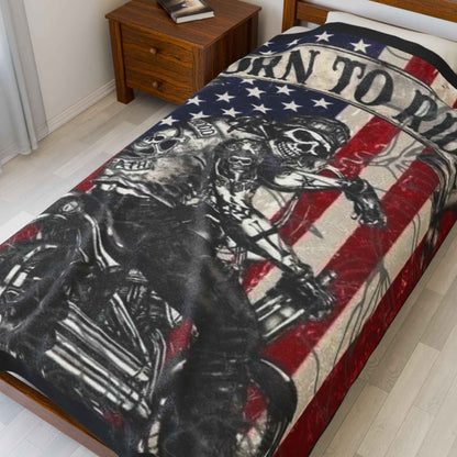 Biker Plush Blanket