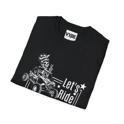 Funny- Let's Ride Fun Unisex T-Shirt, Biker Tee, Casual Outfit, Gift for Riders - VYBE Shop