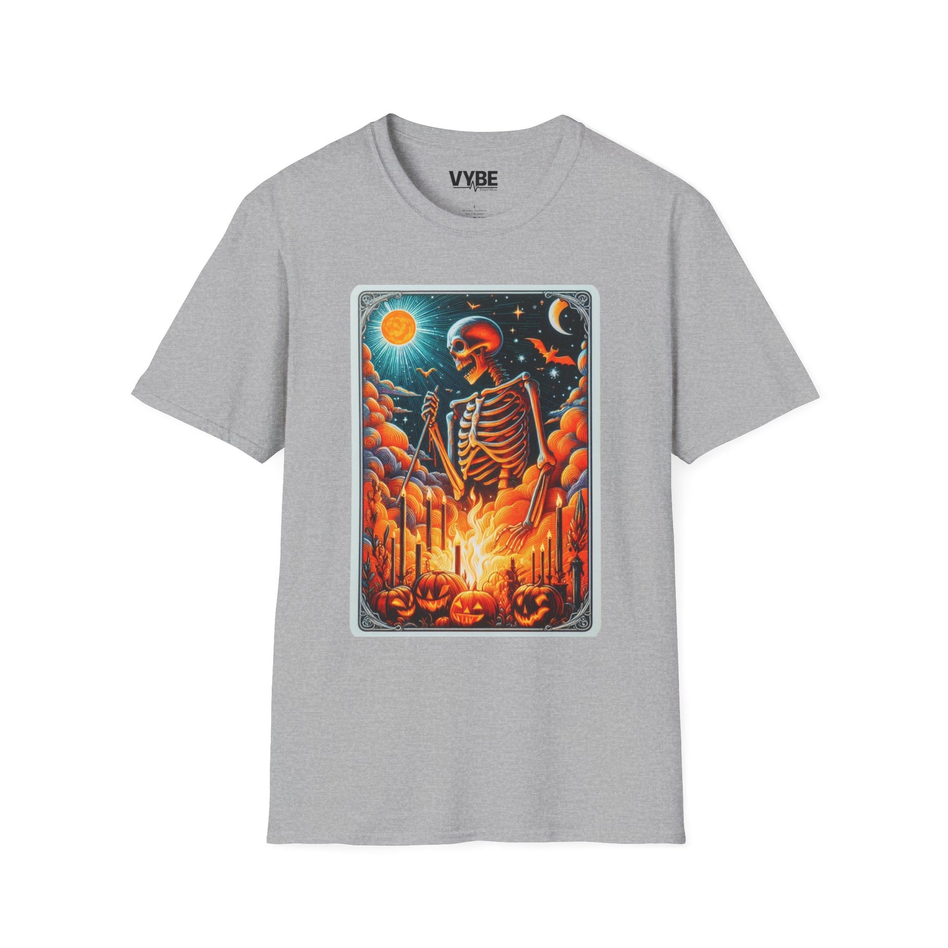 Halloween the Skeleton Tarot Tee for Spooky Style - VYBE Shop