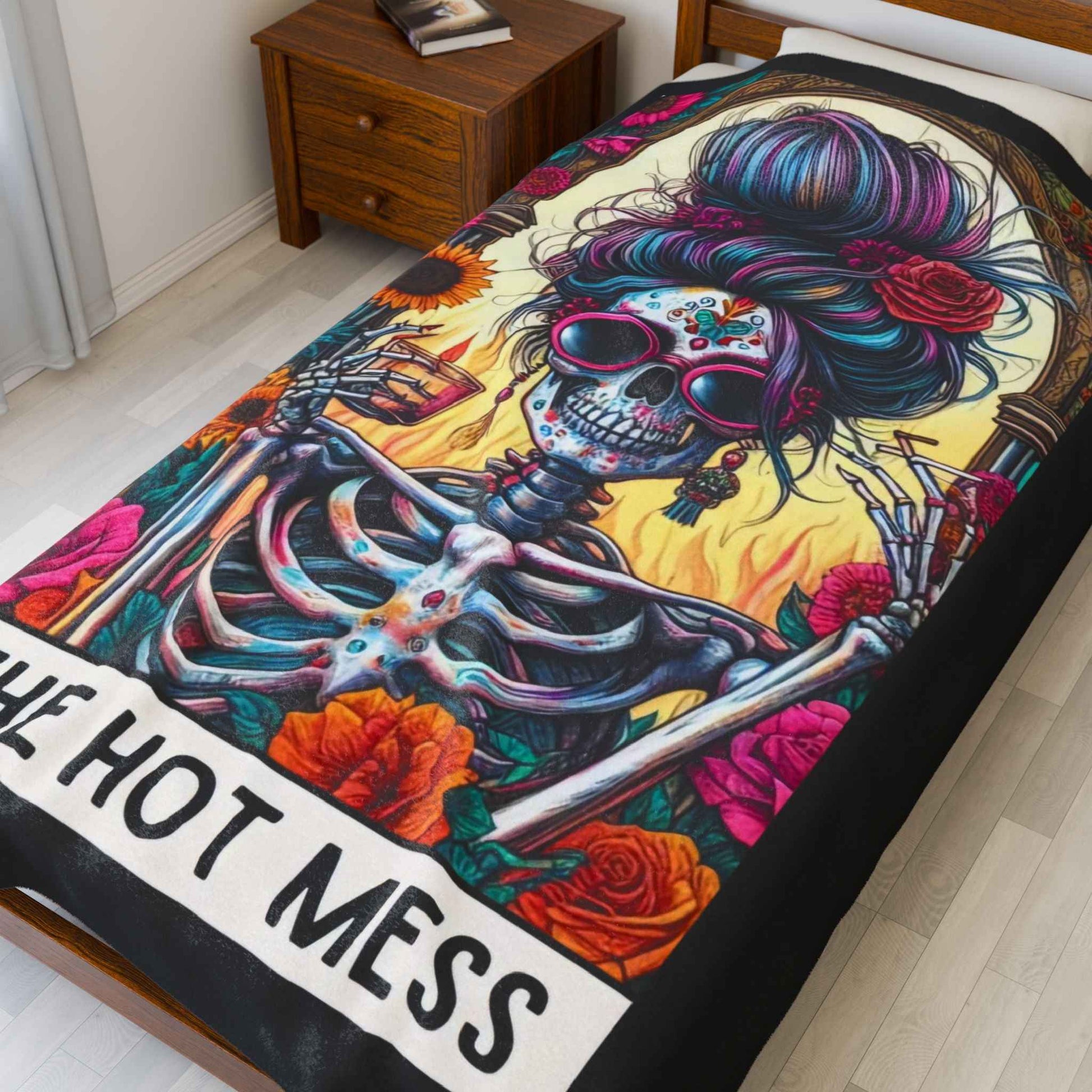 Tarot Hot Mess Plush Blanket