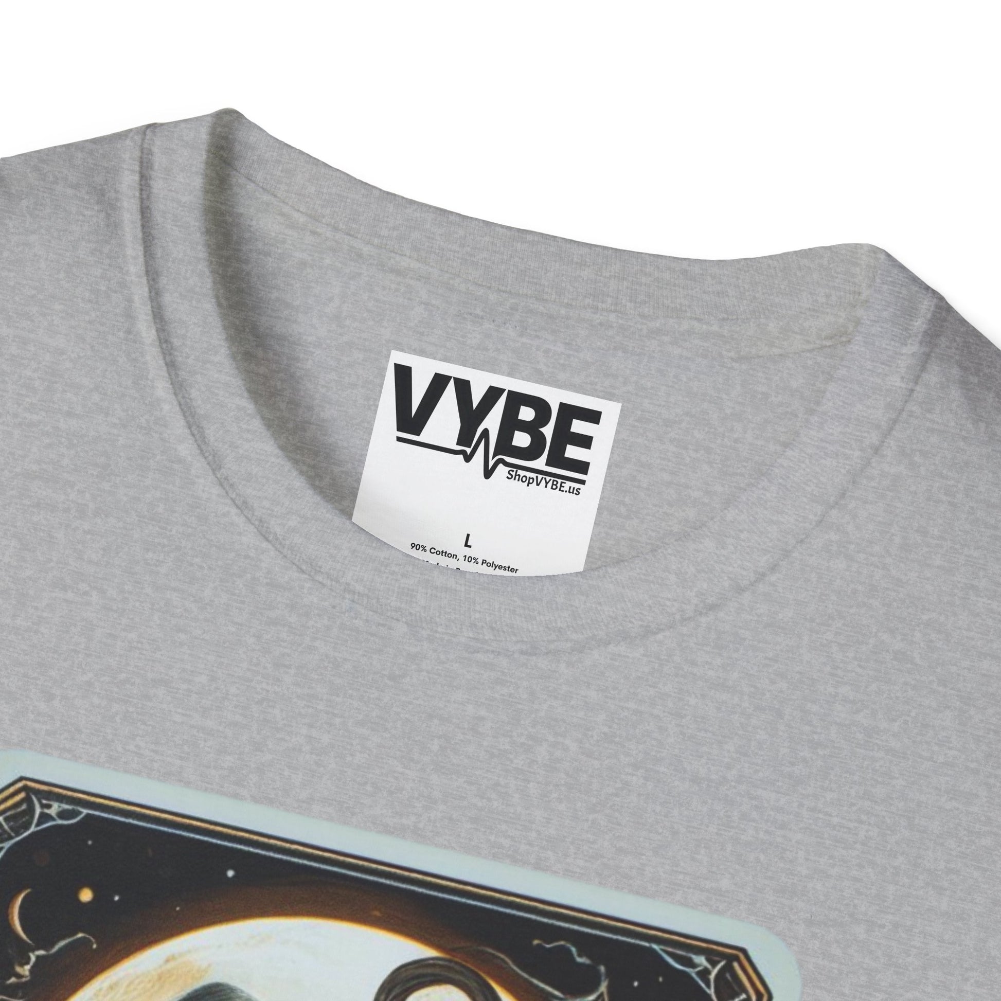 Halloween Ghost Tarot Tee - Enchanting Design for Spooky Season - VYBE Shop