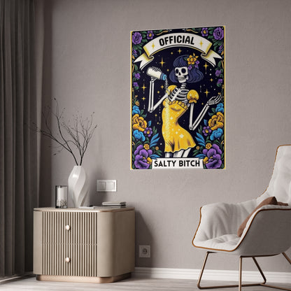 Salty Bitch Tarot Poster for Unique Home Decor - VYBE Shop