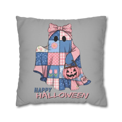 Halloween Ghost Pillowcase - Cozy Seasonal Cushion Cover for Spooky Home Decor and Trick or Treat Gifts - VYBE Shop