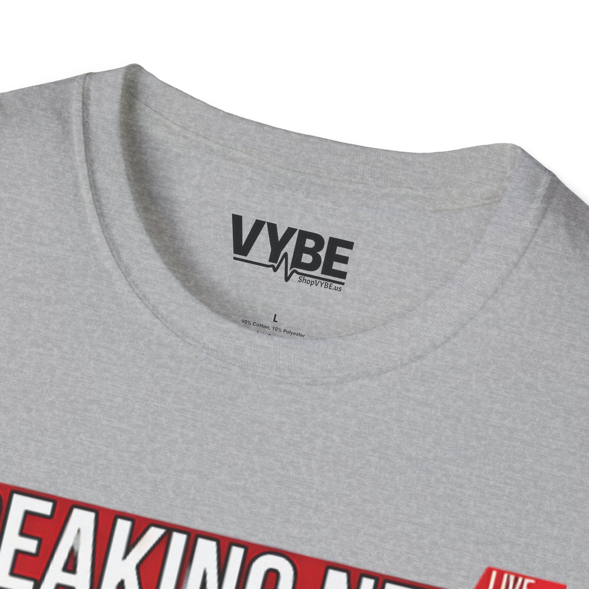 Breaking News I Don't Care Tee - VYBE
