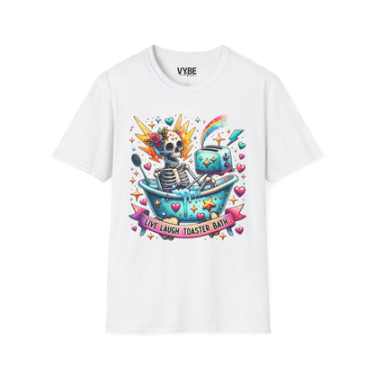 Live Laugh Toaster Bath T-Shirt