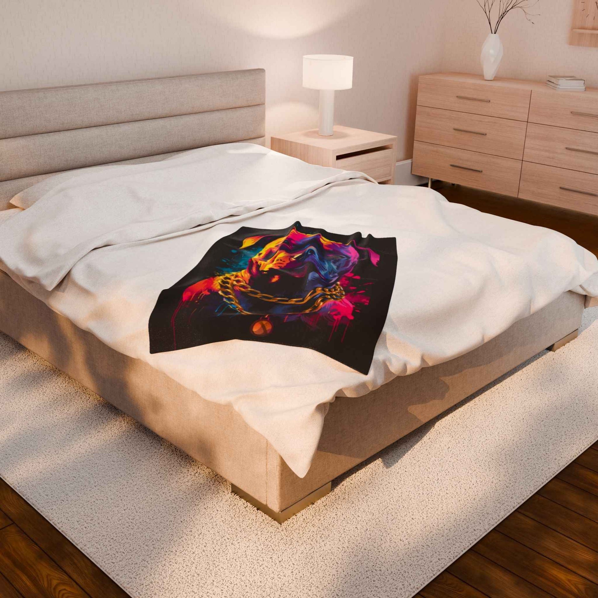 Cozy Colorful Dog Blanket