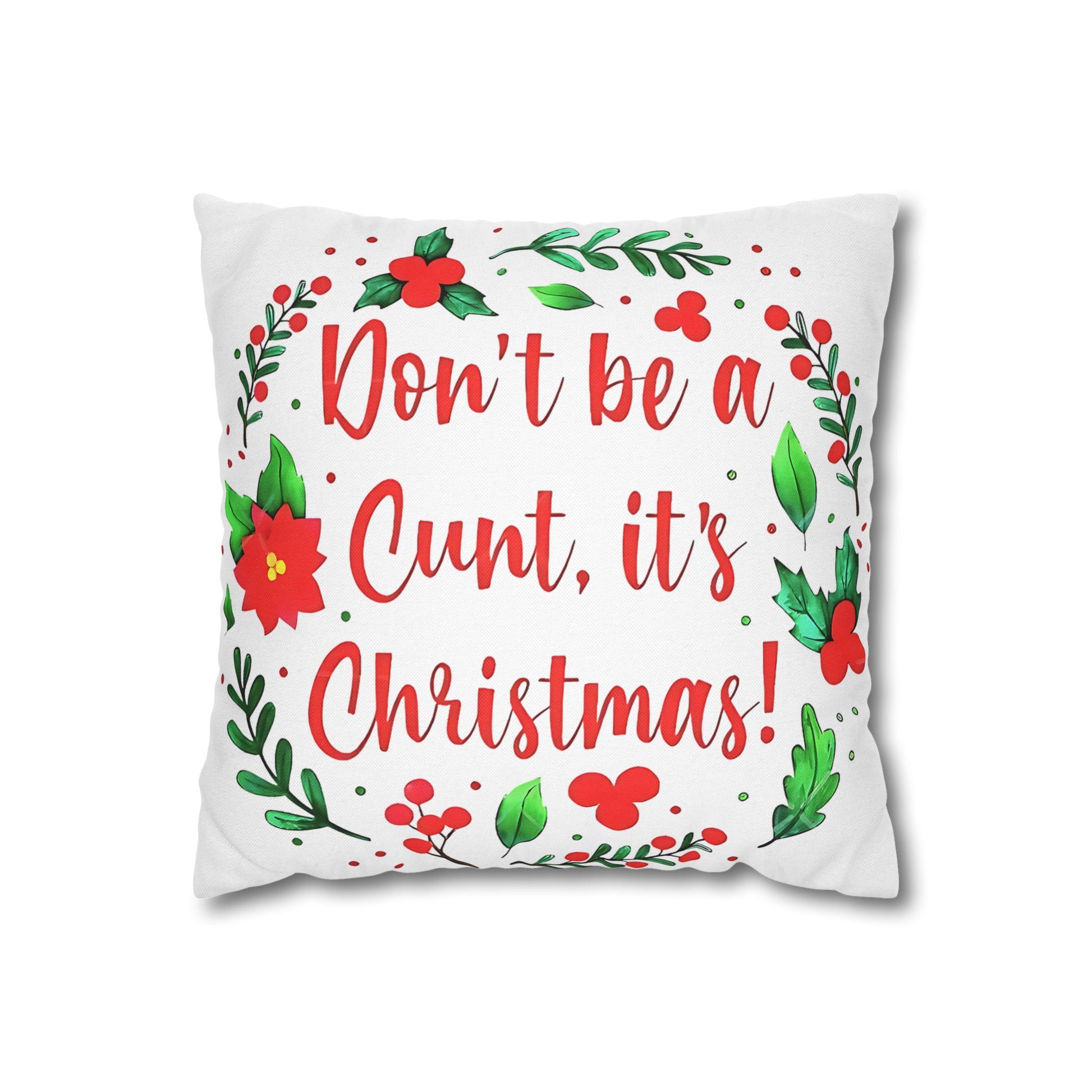 Christmas Humorous Pillowcase - Funny Gift for Couch and Holiday Decor - VYBE Shop